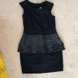 Three Dots black mini dress